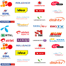 E recharge to Mobiles/Data Cards/DTH (Monthly security charge)